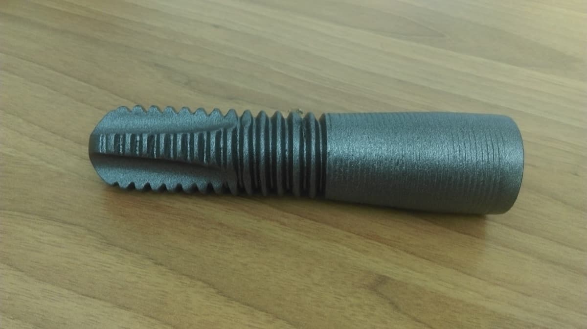 Metal printed component