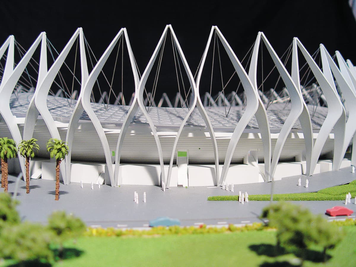 Stadium architectural model