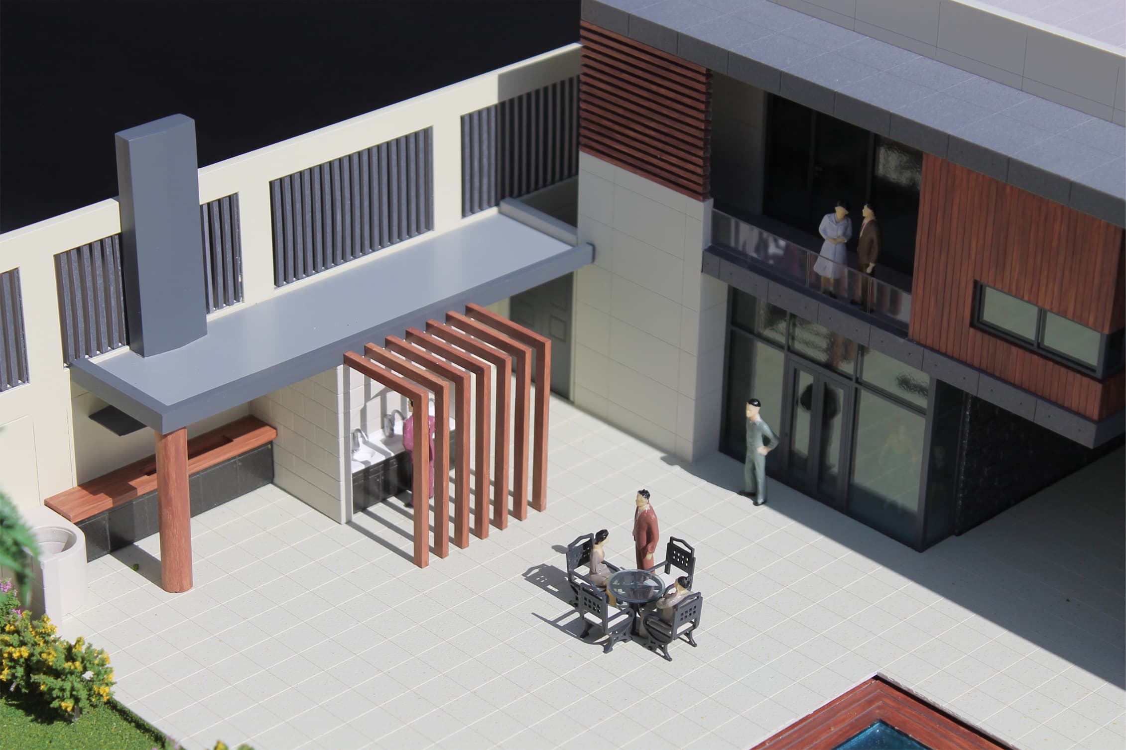 Detailed architectural model