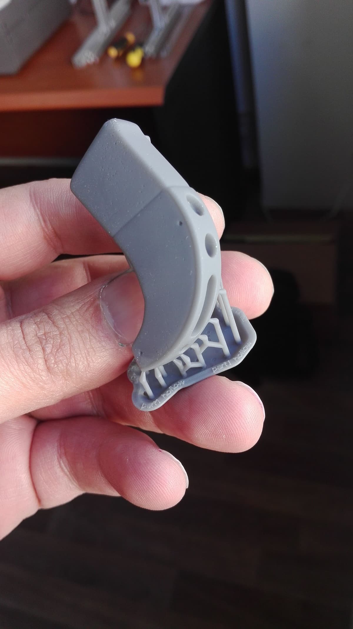 Resin miniature print